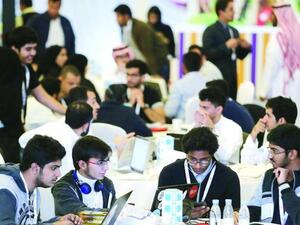 The participants, aged between 18 and 32, were guided by world-class mentors to help develop their ideas themed around “The Medical Internet of Things.” (Arab News) The participants, aged between 18 and 32, were guided by world-class mentors to help develop their ideas themed around “The Medical Internet of Things.” (Arab News)