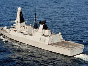 The Dragon, a Type 45 Destroyer, is one of six British ships deployed in the Persian Gulf. (Wikimedia Commons)