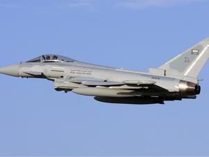 Last month, BAE Systems inked a £5.8B deal to sell Eurofighter Typhoon combat jets to Kuwait. (File photo)