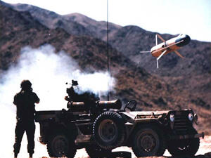 The tube-launched, optically-tracked, wireless-guided (TOW®) Weapon System is the premier long-range, heavy assault-precision anti-armor, anti-fortification and anti-amphibious landing weapon system used throughout the world today. (Wikimedia Commons)