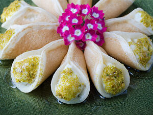 Qatayef is one of the most popular treats exclusive to the fasting month. (File photo)