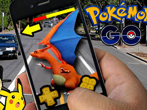 Pokemon Go allows players to flit between the real and virtual world. (File photo)