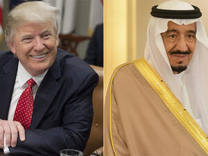 US President Donald Trump will leave for Saudi Arabia on Friday on his first foreign visit as president. (Photos: AFP)