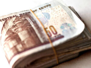 Egypt, which has been facing foreign currency shortages, devalued the pound to 8.78 in March then hiked key rates by 150 basis points just days later to control inflation. (File photo)