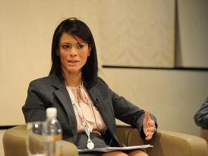 Egypt's central bank sub-governor Rania Al-Mashat. (AFP/File)