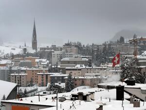 The rolling Syrian crisis has usurped Palestine’s traditional place as the Davos cause célèbre for the past five years and it will undoubtedly feature prominently.  (AFP/Fabrice Coffrini) The rolling Syrian crisis has usurped Palestine’s traditional place as the Davos cause célèbre for the past five years and it will undoubtedly feature prominently.  (AFP/Fabrice Coffrini)