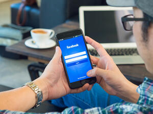 Facebook will allow users reporting a broadcast on “Facebook Live” to contact a friend or to call an emergency line.  (Shutterstock/Viewvie)