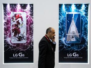 The LG6 was unveiled at MWC2017 in Barcelona.  (AFP/Josep Lago)