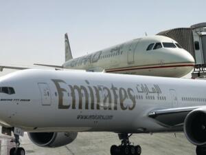 The CAA’s complaint data shows that the most complained about airline for non-payment of compensation for connecting flights was Emirates. (File photo)