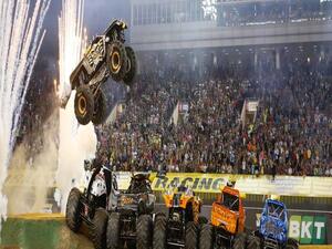 Organised by Feld Entertainment Inc. and Live Entertainment, the event will be held at the King Fahd International Stadium in Riyadh on March 17 and 18. (Monster Jam) Organised by Feld Entertainment Inc. and Live Entertainment, the event will be held at the King Fahd International Stadium in Riyadh on March 17 and 18. (Monster Jam)
