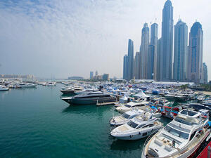 The Dubai International Boat Show will be held February 28-March 4. (Worldofyachts.com) The Dubai International Boat Show will be held February 28-March 4. (Worldofyachts.com)