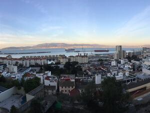 Panorama of Gibraltar (Twitter)