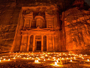 Candle-lit Petra offers tourists amazing stay. (Shutterstock/File Photo)