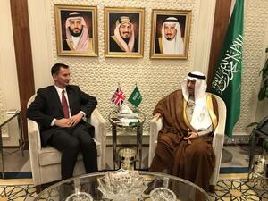 Excellent first mtg w FM Ibrahim al Assaf & AdelAljubeir today in Riyadh (Twitter)