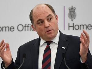 Britain’s Minister of State for Security Ben Wallace (Twitter)