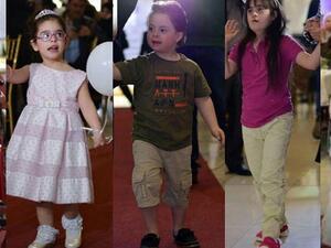 Dozens of children with Down syndrome have participated in a fashion show in the Syrian capital. (Twitter)