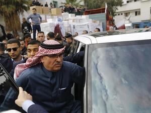 Chairman of the Qatari Committee for the Reconstruction of Gaza Ambassador Mohammed al-Emadi (Twitter)