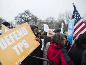 There are approximately 7,000 Syrians who benefit from the TPS program in the United States (AFP/File)