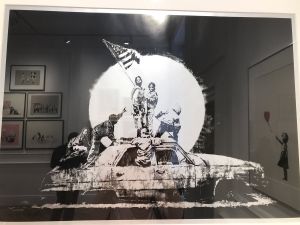 Silver Flag, Banksy (Twitter)