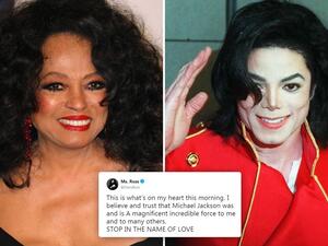 مايكل جاكسون وديانا روز