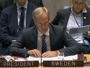 Sweden’s ambassador to the U.N. Olof Skoog (Twitter)