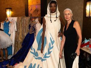 "Dress For Our Time" opening London Arabia Art Fashion Week (Twitter)