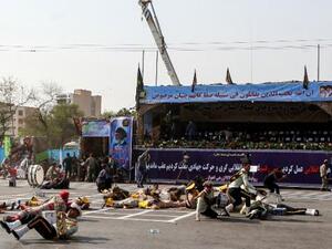 Attack on a military parade in southwest Iran (Twitter)