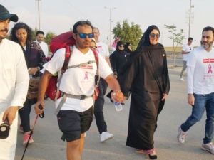 Princess Haifa Al-Faisal backs walk to raise breast cancer awareness (Twitter)