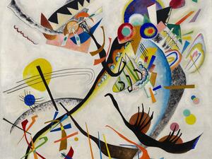 Wassily Kandinsky, Blue Segment (Twitter)