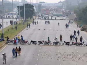 Protest in Pakistan (Thwitter)