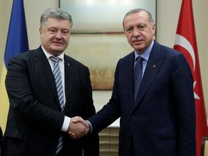 President RT Erdogan and President Petro Poroshenko of Ukraine (Twitter)