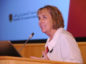 Dr. Deborah White, full professor, dean and CEO of the University of Calgary in Qatar