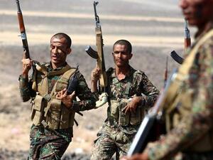 Yemeni forces supported by the Saudi-led coalition in Yemen (Twitter)