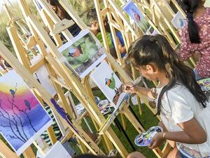 Children can learn about the art and science of gardening and preparing flower pots at a special workshop.