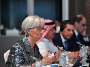 Christine Lagarde, managing director of the International Monetary Fund (Twitter)