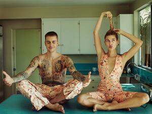 Justin and Hailey Bieber  (Twitter)