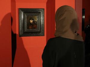 Louvre Abu Dhabi has acquired a rare oil sketch by renowned Dutch artist Rembrandt van Rijn. (Twitter)