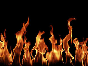 The horrified victim tried to escape from the fire and the crew rescued him later. (File photo)