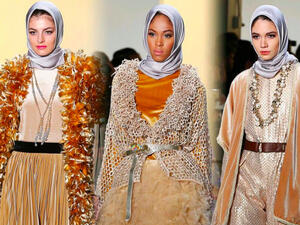 The glitzy silver and gold fashions of Indonesian designer Anniesa Hasibuan. (Instagram)
