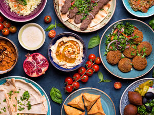 Lebanon's much-reproduced Mediterranean diet sees an abundant use of whole grains, fruits, vegetables and fresh fish, with olive oil religiously replacing animal fat. (Shutterstock)