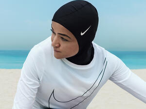 Nike's new Pro Hijab line for Muslim female athletes. (Nike)