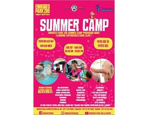 Emirates Park Zoo & Resort's summer camp program consists of a variety of entertainment for children between the ages of four to fourteen years old.