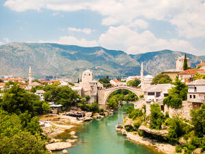 Stari Most, a 16th-century Ottoman bridge in the city of Mostar in Bosnia and Herzegovina. (Shutterstock)