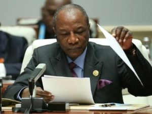 رئيس الاتحاد الافريقي ألفا كوندي
