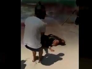 تحرش بها ثم قتل زوجها طعنا