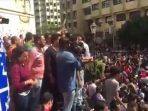 احتجاجات ضد حكومة الرئيس المصري عبد الفتاح السيسي