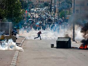 اشتباكات بين القوات الاسرائيلية وفلسطينيين في بيت لحم عقب تظاهرة تضامن مع الاسرى المضربين عن الطعام في سجون الاحتلال
