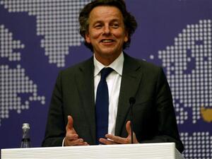 Dutch foreign minister Bert Koenders is seen at a conference in Ankara. (AFP/File)