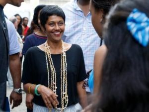 الوزيرة السوداء في الحكومة الفرنسية اريكا باريت