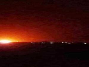 انفجار قرب مطار دمشق يرجح أنه ناتج عن ضربة إسرائيلية
